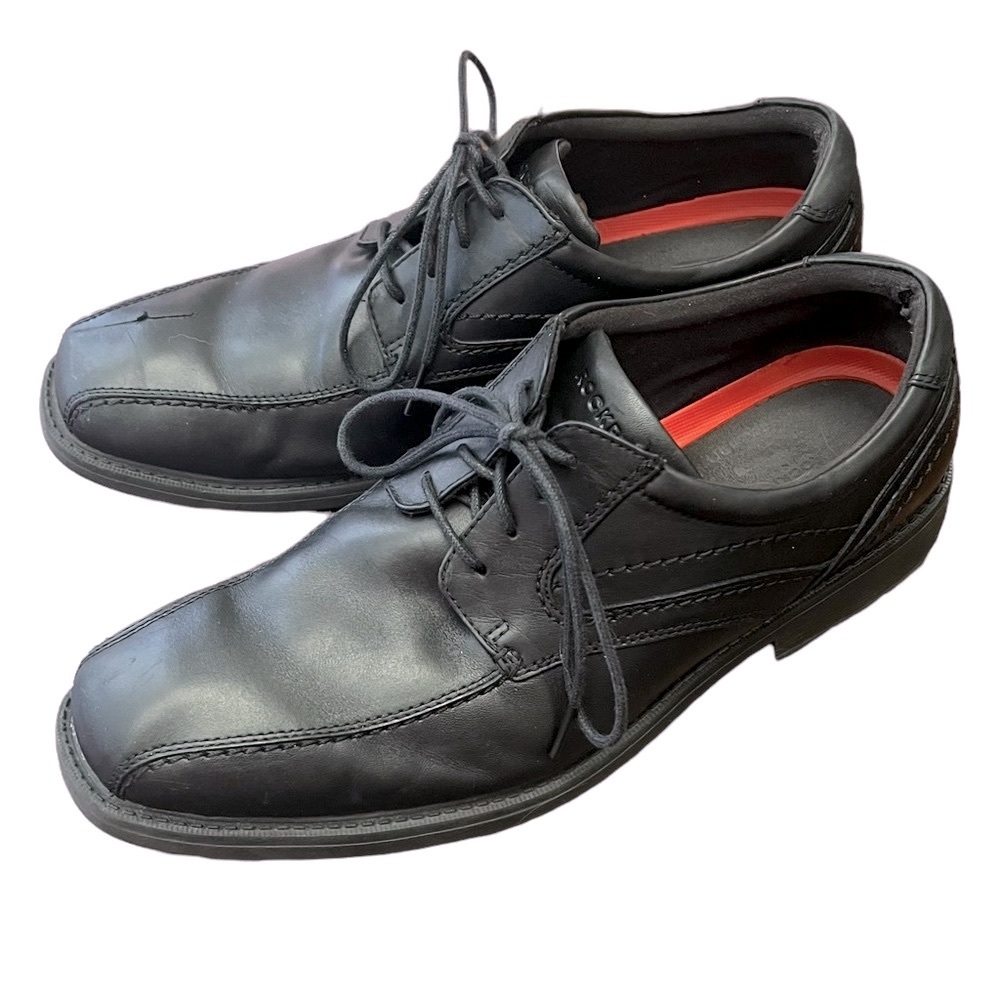 Men’s Rockport Leader 2 Bike Toe Oxford |Wide Dress Shoes | Sz 10W
